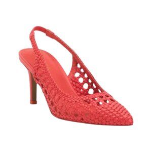 CECELIA NEW YORK Reflection Woven Slingback Heels